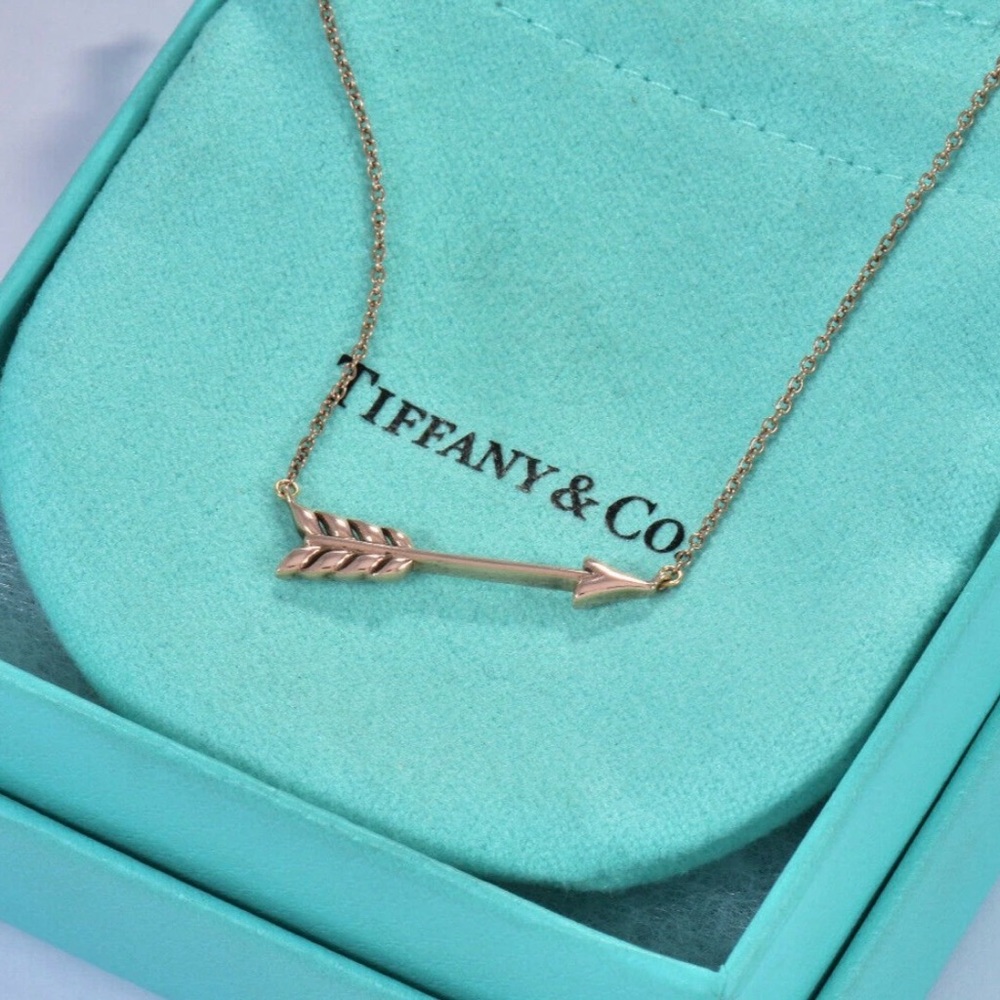 Tiffany & Co. Rose gold Arrow Pendant necklace